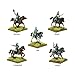 Warlord Black Powder Epic Battles American Civil War Confederate Commanders Tabletop Miniatures - Plastic Paintable Miniature 1700-1900 Soldiers Set, Table Top 28mm Military Minifigures for Adults