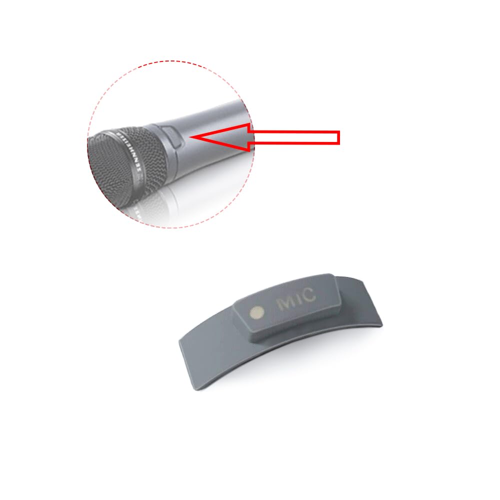 2-pak przycisk przełącznika zasilania do mikrofonu bezprzewodowego Sennheiser SKM 300 G3, szary
