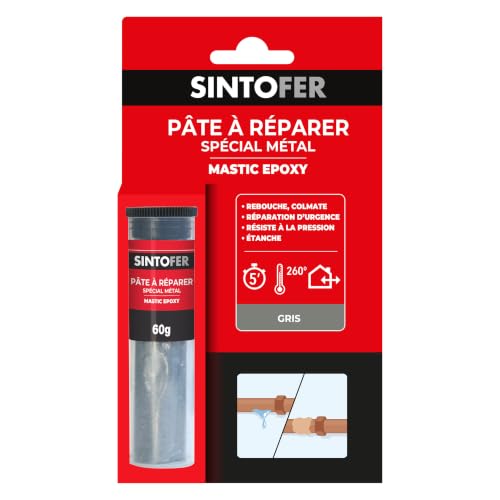SINTO Répare vite pâte à réparer métal 60g – vue 7