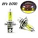 Produktbild 2x Jurmann H4 60/55W 12V P43t Aqua Vision Gelb Yellow Scheinwerfer Ersatz Halogen Lampe E-geprüft