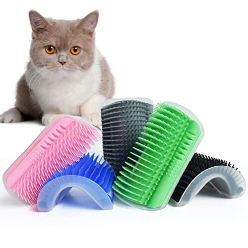 Escova Massageadora Cocadeira Tira Pelo Catnip Gato EL-P257