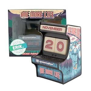 Grupo Erik Perpetual Calendar – Arcade Machine | Desk Calendar, Home Office Desk Accessories, Home Decor Accessories | Gamer Gifts For Men, Gaming Accessories For Desk