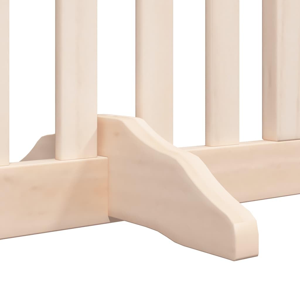 10-TLG. Puerta plegable para perros de madera de álamo con puerta de 800 cm de longitud independiente, para perros, cachorros, jardín, terraza, protección y seguridad en exteriores