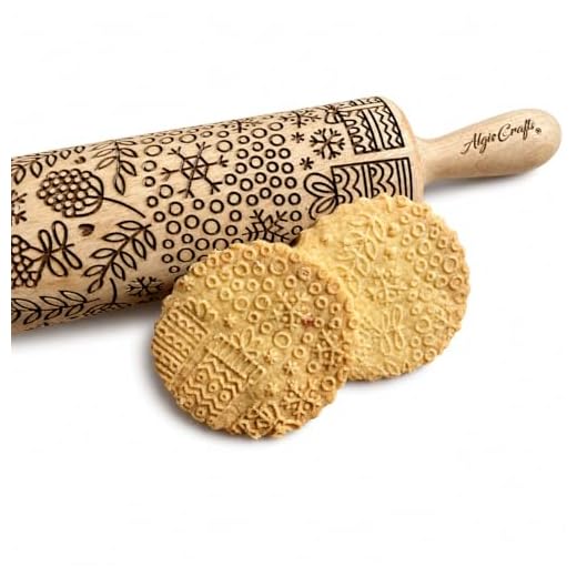 Christmas Embossing Rolling Pin