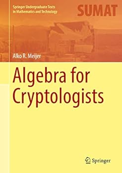 Hardcover Algebra for Cryptologists Book