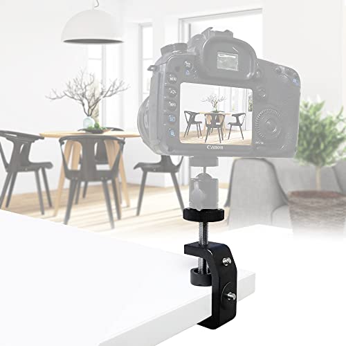 Slow Dolphin Photography C Clamp Camera Clamp Mount With 1/4" Screw For Photo Studio Video Dslr,Cameras, Light Stand, Desk, Rods, Hooks, Shelves, Cross Bars #TOP6
