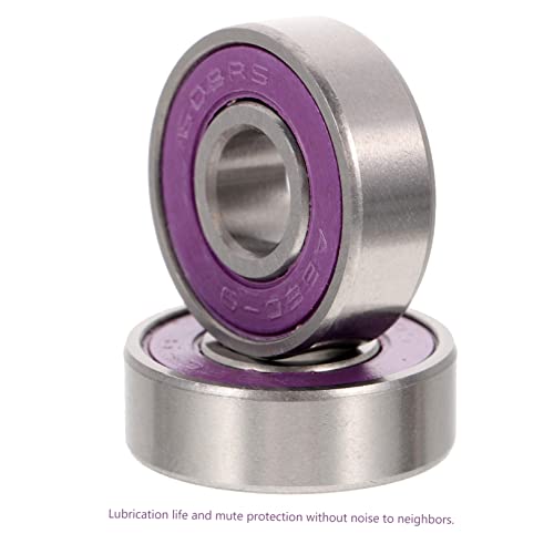 Sosoport 80 Pçs Sapatos Longboard Skate De Cerâmica Rolamentos Deslizantes Roda Acessórios De Metal