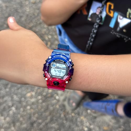 Image of SKMEI Kids Digital Sport Watch - Waterproof 50M, Alarm, Countdown Timer, Dual Time, LED Backlight - Durable & Lightweight Boys & Girls Watch - 2288