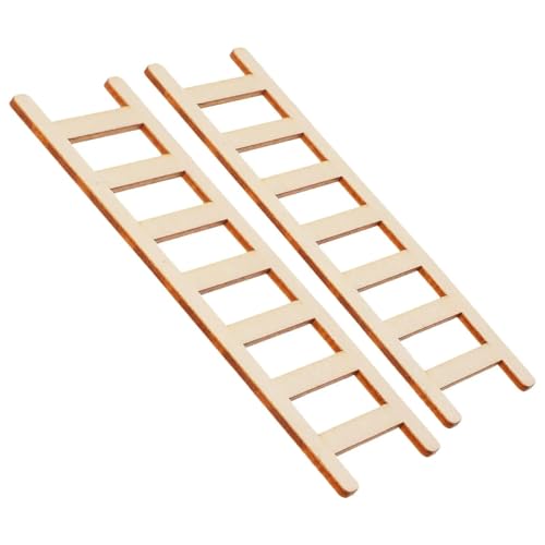 Mini échelles en bois pour paysage miniature et aménagement de jardin intérieur
