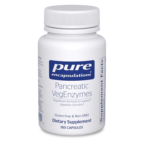 Pure Encapsulations Pancreatic VegEnzymes, 180 Capsules