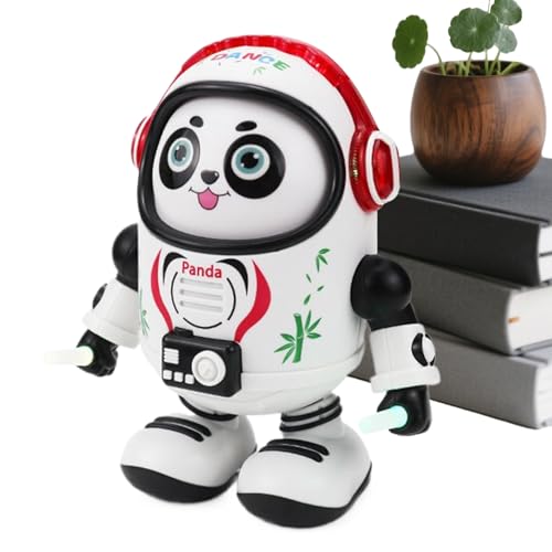 Genérico Musical Toys | Space Panda Shape Party Favor,Electric Robot Dancing Toy with LED Lights and Music,for Kid Boys Girls Children Birthday Christmas New Year Preschool