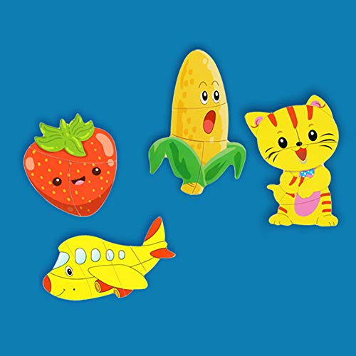 Heave 8Pcs Wooden Peg Puzzles Set For Toddlers 2 3 4 Years Old,Fruit Vegetables Vehicles Learning Puzzles Board For Kids,Preschool Educational Pegged Puzzles Activity Toys 8Pcs Insect Animal #TOP4
