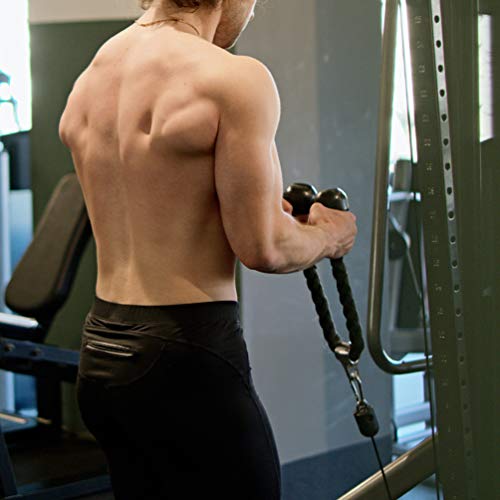 BESPORTBLE, 8 peças de sistema de polia de acessórios para sistema de fitness, bíceps e tríceps, pul