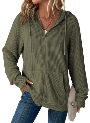 Dokotoo Womens Casual Plus Size Full Zip Up...