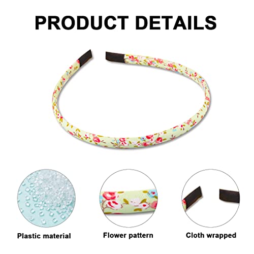 Kleinkind-Mädchen-Blumen-Stirnbänder, 6Stück, Blume Krone & Blumenkranz, Blüte Haarschmuck für Hochzeit, Turban & Neugeborenes, Polyester-Stirnbänder, Haarschmuck für Baby Party & Geburtstag