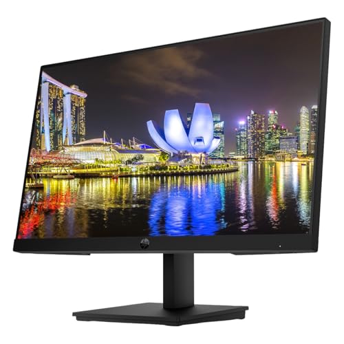 Image of HP Series 3 Pro 22-inch 322pf Full HD (1920 x 1080) LCD IPS Monitor, 2-Pack, VGA, DisplayPort Bundled with Desk Mount Dual Monitor Stand