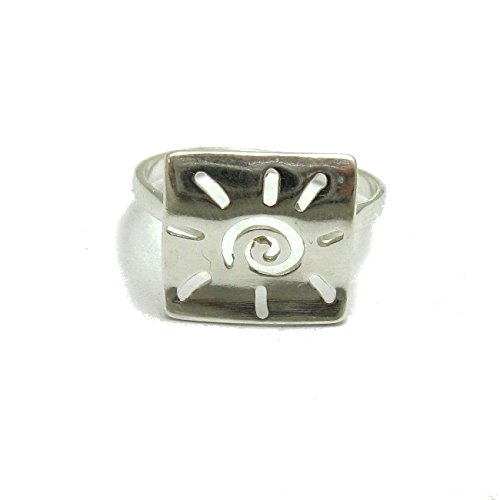 Bague en argent massif Soleil 925 Empress, le cadeau idéal R000099