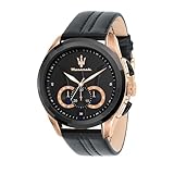 マセラティ 腕時計 メンズ Traguardo 男性用 クォーツ時計 夜光ポインタ 10 ATM防水 日本ムーブメント 公式正規品 [2年保証]