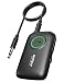 Mpow Bluetooth Transmitter Receiver, 2-in-1 Wireless 3.5mm Adapter with Bluetooth 5.0, AptX Low Latency, Aptx HD, CVC 8.0 Noise-Cancelling, Dual Link, for Music Enjoyment/Car/Home Stereo System