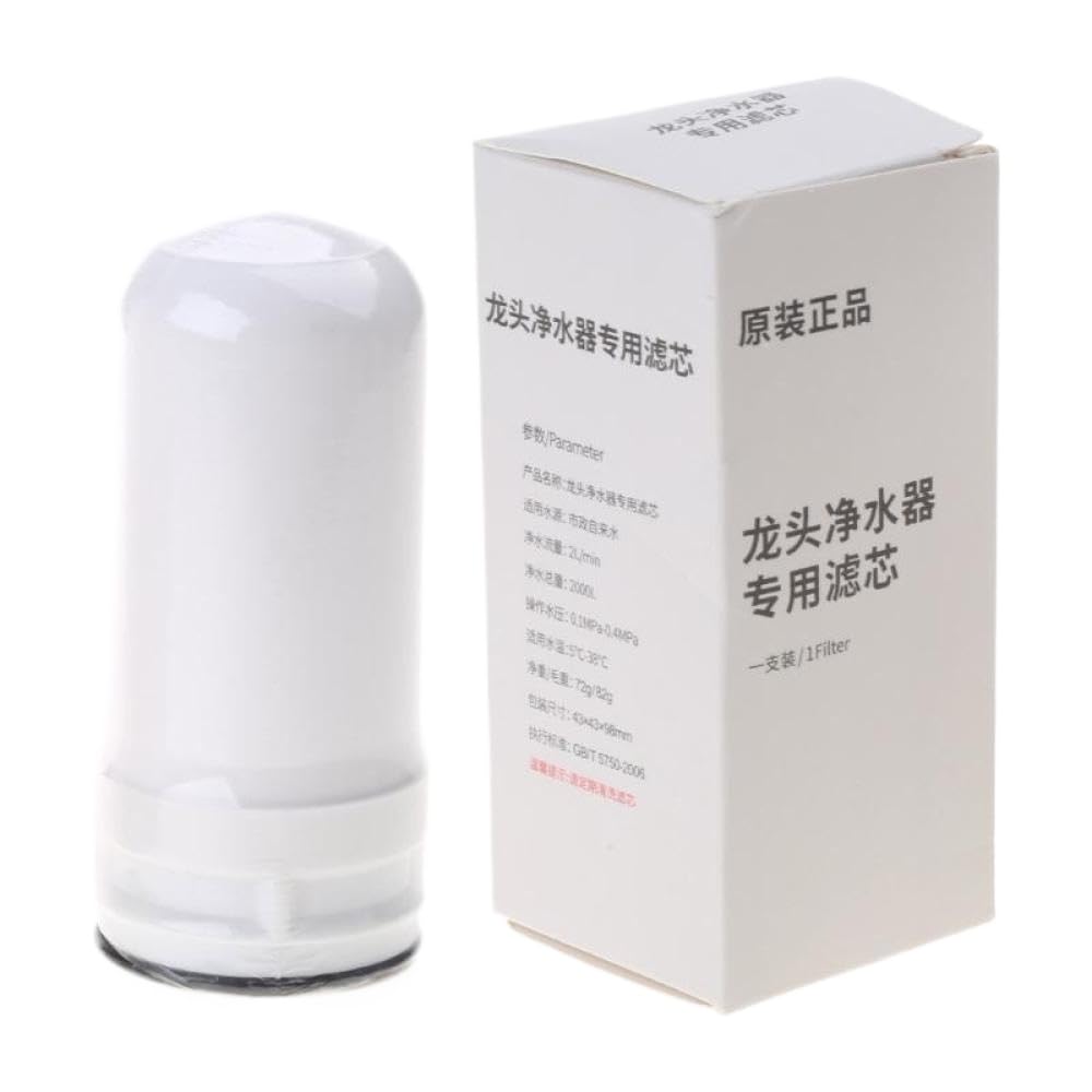 Cartucho de Filtro de Grifo de Agua de cerámica Compatible con 4 Piezas para la decloración del Grifo y la purificación con Accesorios estándar