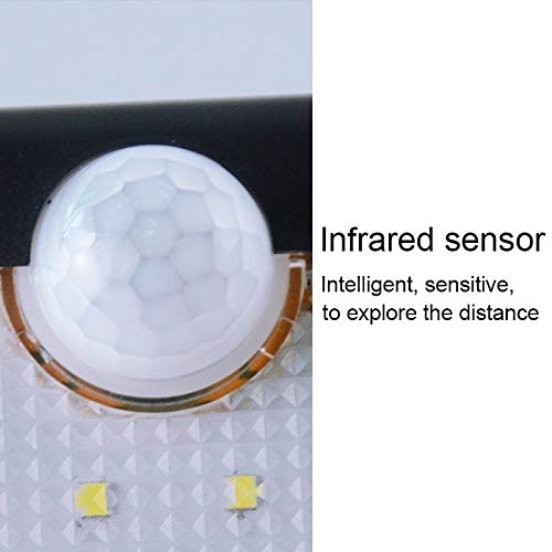 Iluminación Lámpara Solar LED High Lumen SMD 2835 48 Leds 4 Modos 4 Modos LED Luz Emisión Diodo Solar Bombilla Sensor de Movimiento Al Aire Libre Iluminación de Emergencia Bombillas domésticas