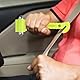 2 Stück Notfallhammer Auto Nothammer Auto, mit Gurtschneider Notfallhammer, Sicherheitshammer, Auto Sicherheits Hammer, Auto fensterbrecher für Pkw Bus LKW Autozubehör (grün)