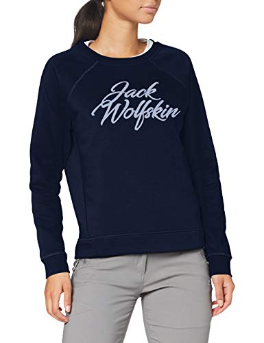 Preisvergleich Produktbild Jack Wolfskin Damen Winter Logo Sweatshirt, Midnight Blue, L