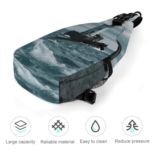 Bolso tipo Sling Ocean para hombro y pecho miniatura 5