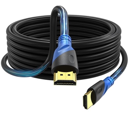 Image of 4K HDMI 25 FT Cable (2.0, 18Gbps) Ultra High Speed Gold Plated Connectors, Ethernet Cord, 4K@60HZ 2K 1080P 3D ARC Compatible With UHD TV Monitor Laptop Xbox PS4 /PS5 (7.5m)