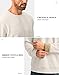 G Gradual Sherpa Lined Sweatshirts for Men Fleece Crewneck Sweatshirt Pullover Warm Shirts for Winter, Off White, X-Large