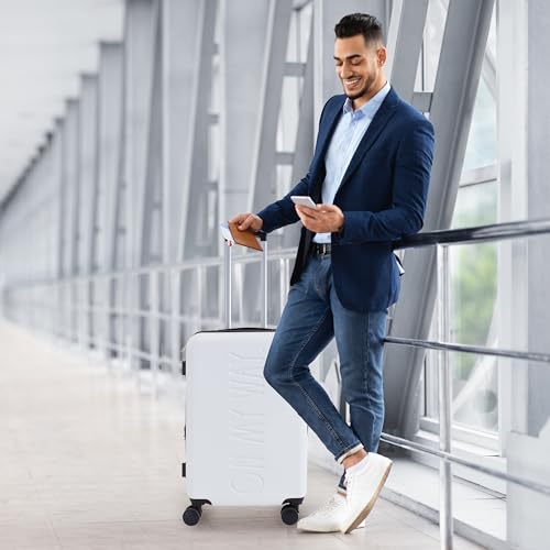 Rae Dunn Hardside Expandable Luggage Set
