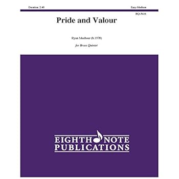 Paperback Pride and Valour: Score & Parts Book