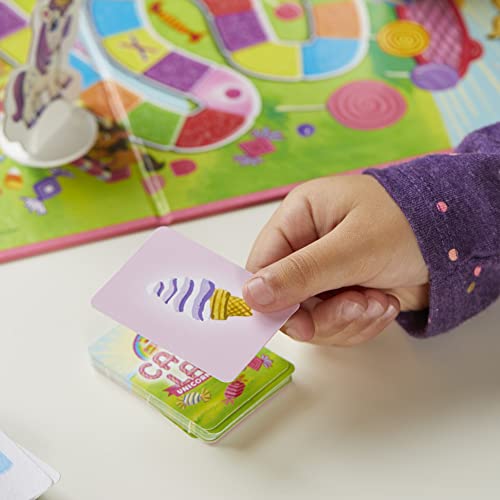 Hasbro Gaming F3190 Candy Land Unicorn Edition Preschool Board Game thumb #4