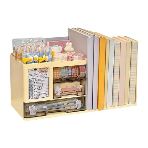 Serre-livres boîte de rangement bureau moderne pour livres et stylos