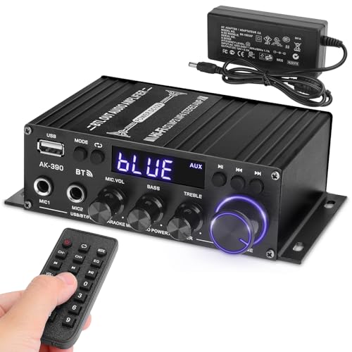 Amazon.co.jp: Bluetooth アンプ 5.0 HiFi ステレオ パワーアンプ