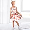 Vozoza Vegetables Red Tomatoes Summer Girl Dresses... #4