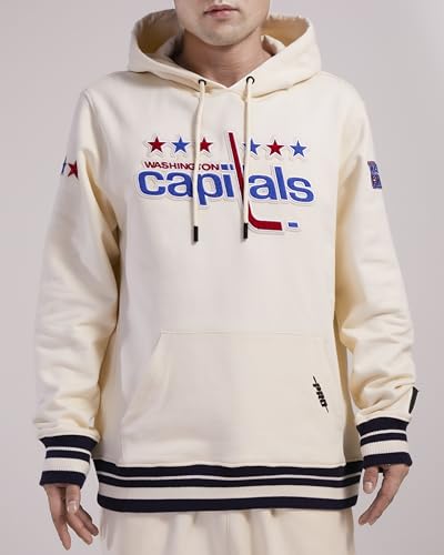 Image of Pro Standard Men's NHL Retro Classics Brushed Back French Terry Pull Over Hoodie