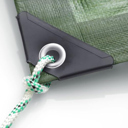 GardenMate 3x3m 140g/m² Gewebeplane Home & Garden Grün Abdeckplane Schutzplane Bootsplane