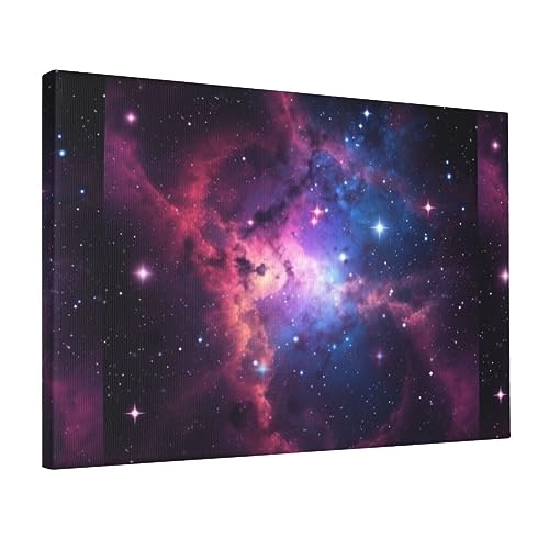 Impression sur toile univers BONDIJ galaxie sans cadre 30x45 cm