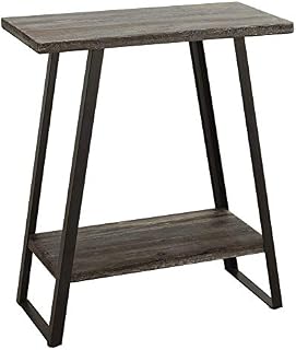 Amazon Brand – Ravenna Home Aubree Mid-Century Modern Shelf Storage Side Table, 23.6"W