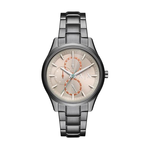 Image of A|X Armani Exchange Men's Multifunction Analog Watch, Necklace Gift Set Stainless Steel Watches for Men