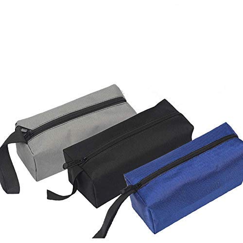 Juego Cremalleras utilidad impermeable lienzo bolsa/Pequeña tornillos clavos herramienta organizador vacías resistente/mini vacío resistente Bolsa