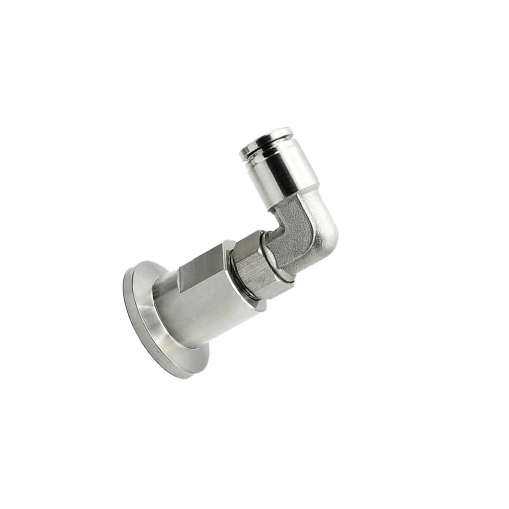 Adaptador De Brida De Vacío SS304, Conector Rápido Neumático KF25 A PC