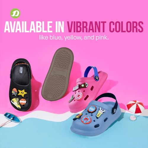Image of DOCTOR EXTRA SOFT Unisex-Child Kids Classic Ultra Soft Clogs /Sandals with Adjustable Back Strap| Comfortable & LightWeight| Stylish & Anti-Skid| Indoor & Outdoor Casual Sports Mules Boys & Girls D-529