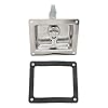 Tbest Folding T Handle Lock Stainless Steel Rotating Unlock Secure Locking Mechanism for RV Yacht Trailer Door Heavy Duty Zinc Alloy Construction #5