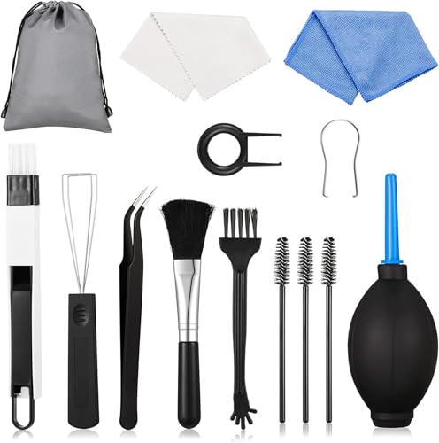 Earphone Cleaning Brush - Keyboard Cleaning Kit, Earphone Cleaning Brush | Laptop Cleaner Brush Portable Plasticcomputer Gadgets, Cleaning Kit for Pc Tablet Motherboard Camera Laptop