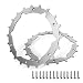 Produktbild Edelstahl Mähroboter Spikes für Gardena Sileno City 250 + 500 + Life aufwendig entgratet inkl Traktionsverbesserung für Mähroboter14x Edelstahlschrauben Spikes für Zubehör Off Wheel Räder 212mm
