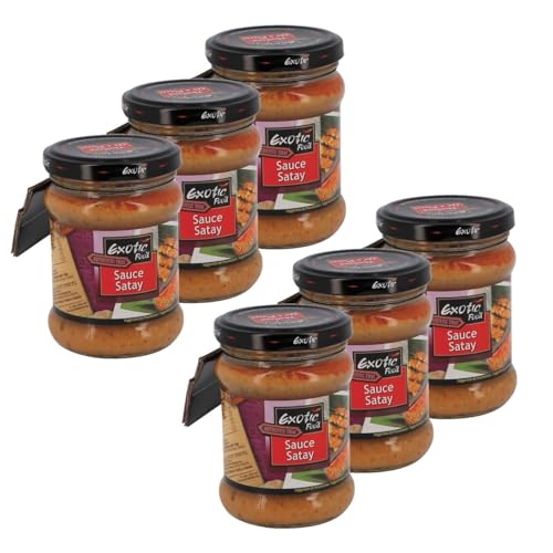 Exotic Food - Lot 6x Sauce satay - Pot 200g