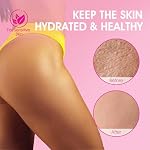 Bikini Area Exfoliator with 10% AHA+BHA & Turmeric, Ingrown Hair & Razor Bumps for Bikini Underarm Area, Skin Moisturizing, Smoothing, Even Skin Tone Exfoliating Body Scrub with Walnut Shell Powder - Image 5