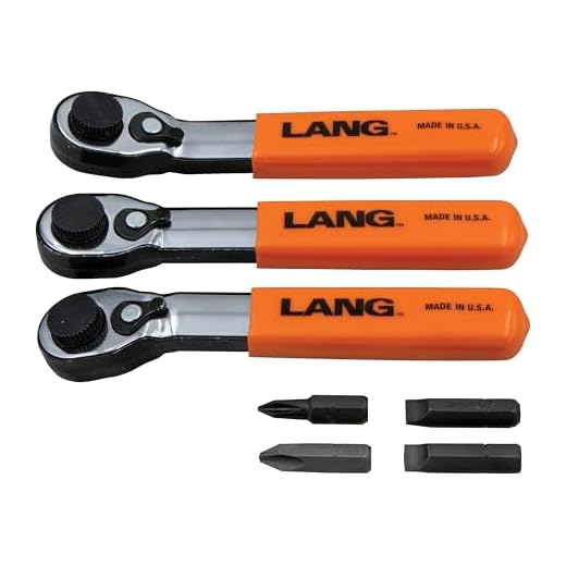 Lang Tools 5220 7-Piece Fine Tooth Bit Wrench Set